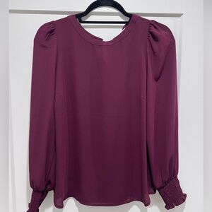 LOFT Rich Purple Women's Blouse